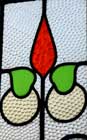Motif on front bay window