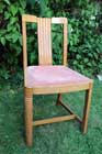 Light oak chair